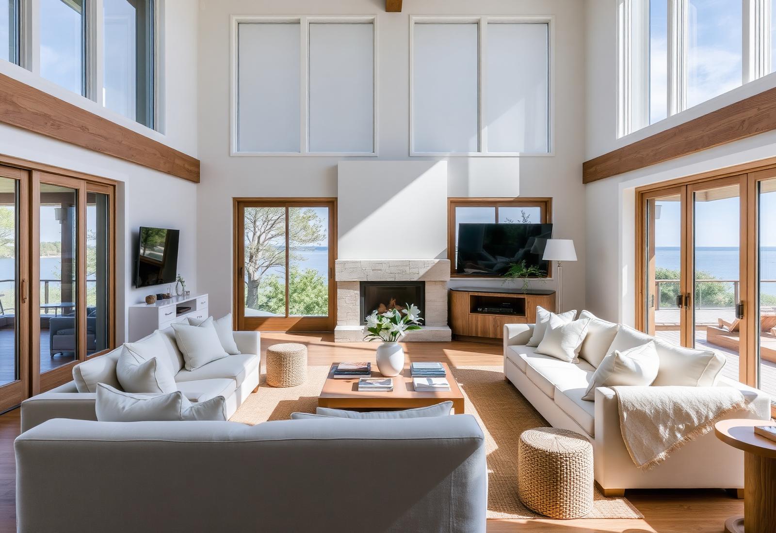 Outdoor living at Belleair Beach Waterfront Residence