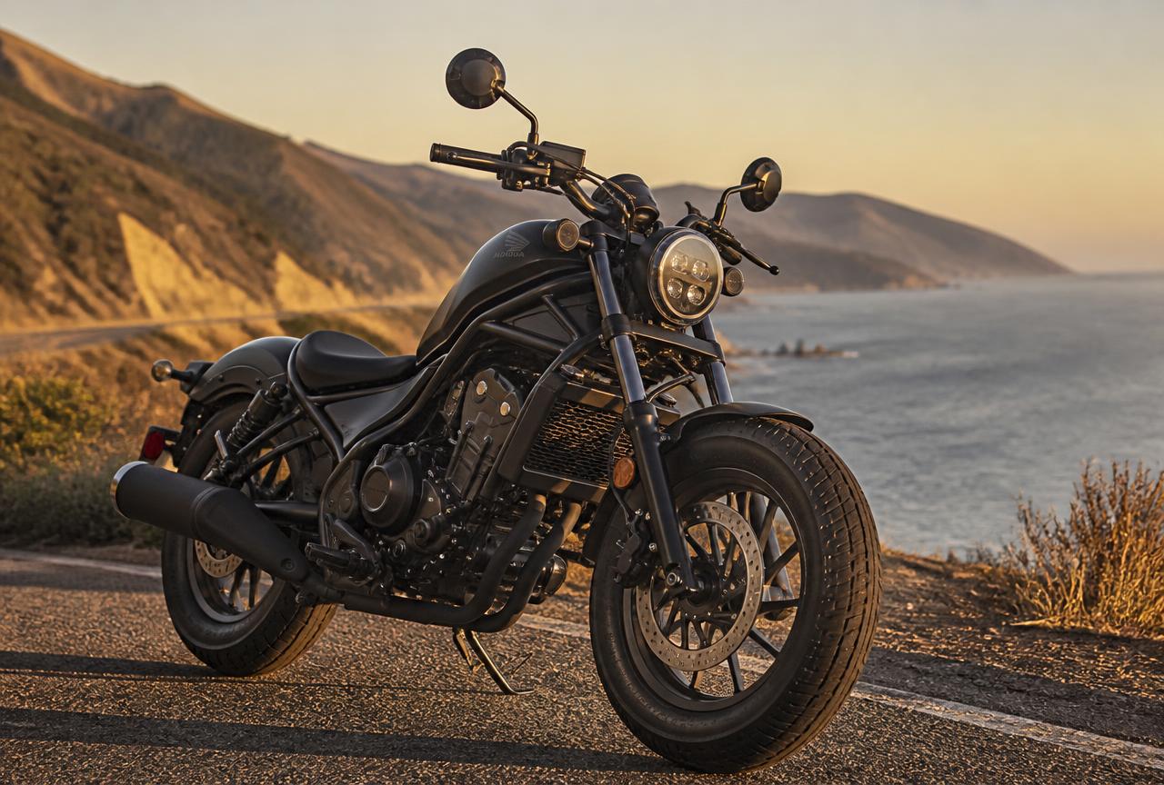 2022 Honda Rebel 300 — Exterior — Front Three-Quarter